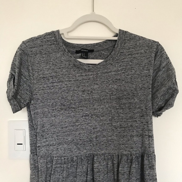 Forever 21 Casual Gray Dress - Picture 2 of 4